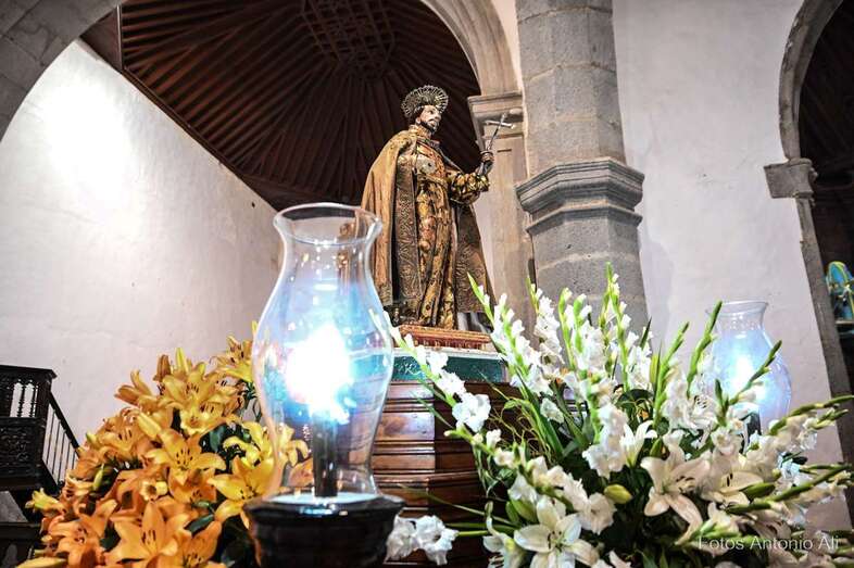Imagen de San Francisco de Asís venerada en la iglesia conventual de Telde/Antonio Alí.